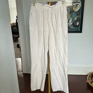 Cozy linen pants
